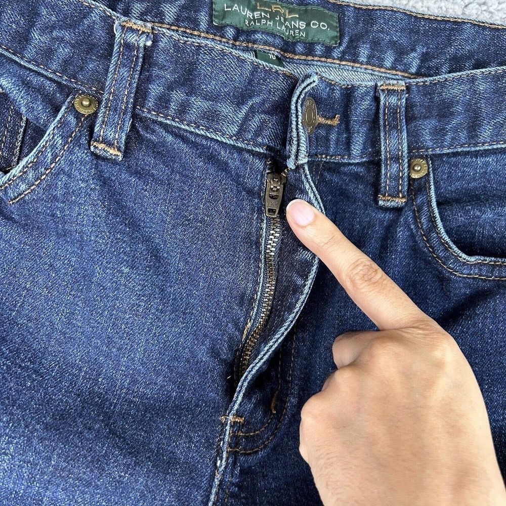Lauren Ralph Lauren Jeans Womens 10 Blue Denim Classic Boot Cut Mid Rise - Picture 8 of 15
